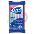 Presto Clean ablaktisztító törlőkendő 30db 19136822