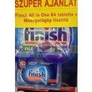Finish tabl. All in1 84db Regular + Finish mosogatógép tisztító 250ml Regular 24962449