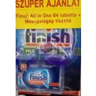 Finish tabl. All in1 84db Regular + Finish mosogatógép tisztító 250ml Regular 24962449