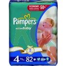 Pampers giantpack maxi 82     (4)   7-18 kg 31001529