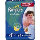 Pampers giantpack maxiplus 74    (4+)   9-20 kg 31001530