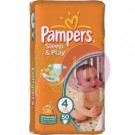 Pampers sleep&play maxi 50    (4)    7-18kg 31001536