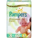 Pampers Premium Midi 60    (3)   4-9  kg 31001539