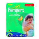 Pampers Aktív Baby Giant Pack Maxi 76 - H 52141450
