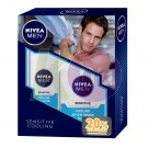 Nivea kar.csom MEN Sensitive Cooling bor.gél 200ml + after balzsam 100ml 52645923