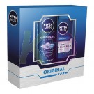 Nivea kar.csom MEN Original Ápoló after balzsam 100ml+Active Clean tus 250ml 52645926