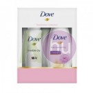 Dove 17 kar.csom Bazsarózsa tus 250ml + Inv. Dry deo 150ml 82510038