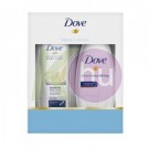Dove 17 kar.csom Bőrtápláló tus 250ml + Ess.N. test 250ml 82510039